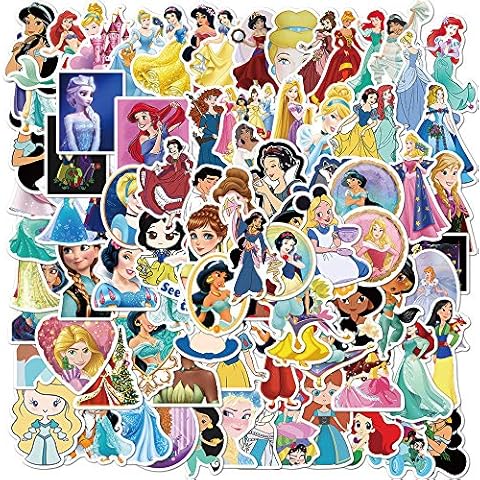 NEULEBEN Pegatinas de princesa Cover