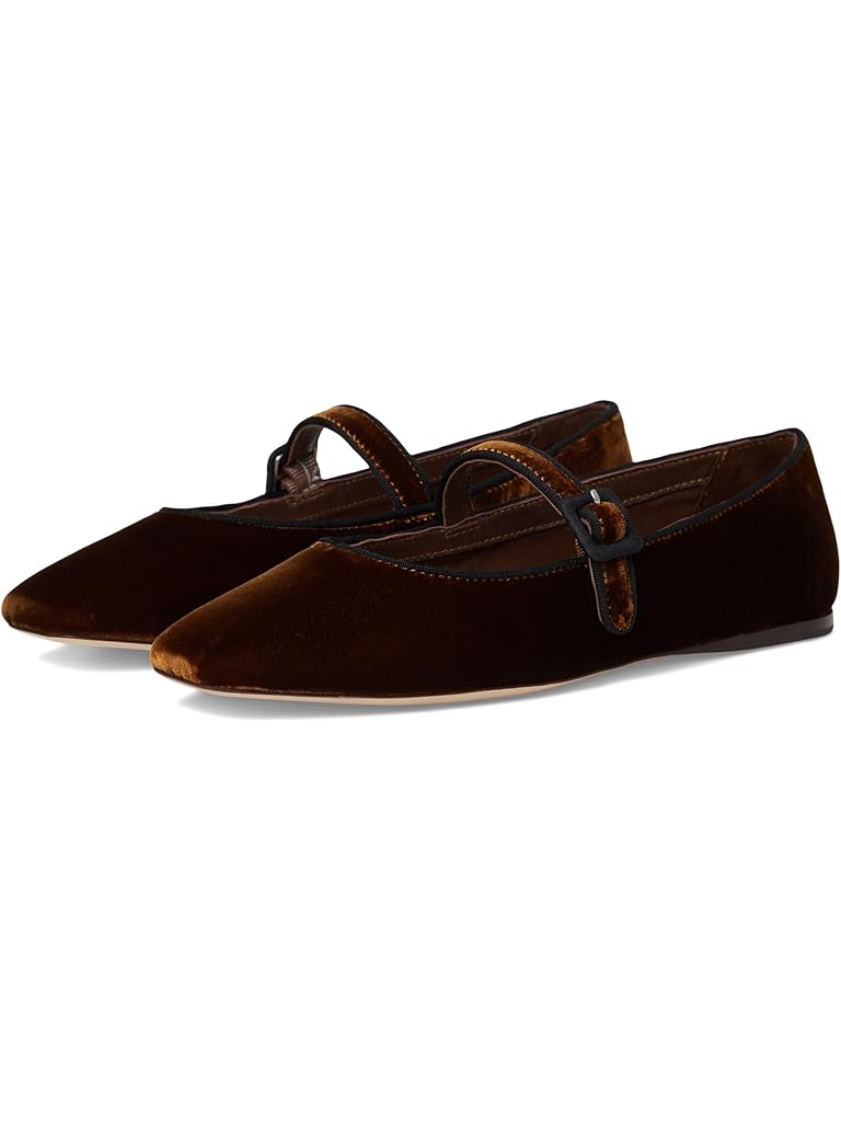 Brown Loeffler Randall Ginger Mary Jane Flat
