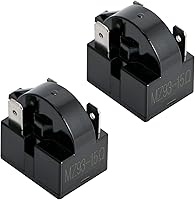 Vista 10 de Aopin Compresor electromagnético de arranque y relé de arranque para refrigerador de 1/2 HP (375 W) de 220 V para refrigerador de automóvil