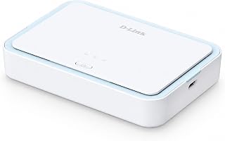 D-Link 5G NR AX3000 Mobiler Wi-Fi 6 Router (DBR-330-G) – Bis zu 4,67 Gbit/s 5G, Dual-Band AX3000, 5260-mAh-Akku, 32 Geräte, MicroSD-Freigabe, USB-C, Tragbarer 5G-Hotspot