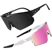 OULAIQI Baseball Cycling Running Sunglasses Polarized Sunglasses for Cycling Men Women