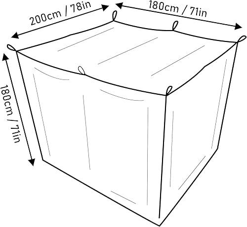 Miniatura 5 de KOLAR Mosquitera para camas individuales a King  2 aberturas laterales y 6 bucles para colgar  Forma rectangular decorativa para el hogar y viajes