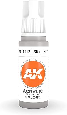 AK-Interactive 3rd Gen Acrylic Sky Grey 17ml 11012 - Model Building Paints and Tools # AK1012