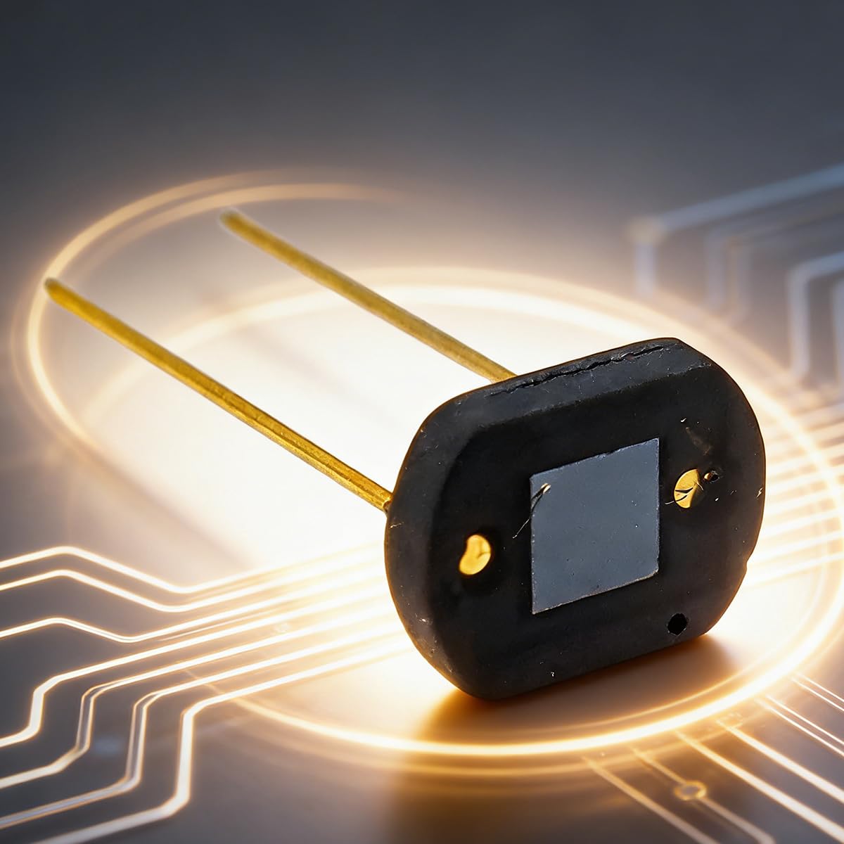 2 Stück 2DU3 Silizium-Fotodiode – Detektor für sichtbares Licht, Fotozelle, Fotowiderstand, elektronisches Bauteil
