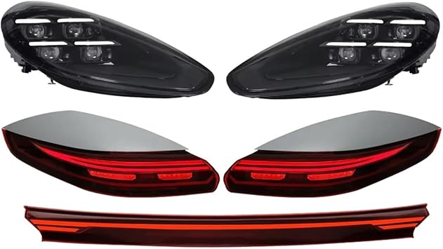 Car Styling Compatible For Porsche Panamera Headlights 2014-2016 970.2 Matrix Head Lamps & Taillights Upgrade 2024 StyleLHD