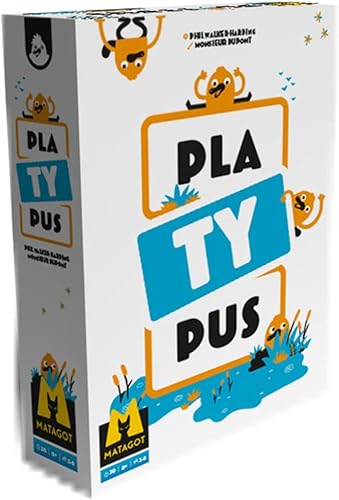 Juego de fiesta de ornitorrincos | Juego de palabras cooperativo | Gran juego familiar para noche de juegos | Divertido juego de adivinanzas para