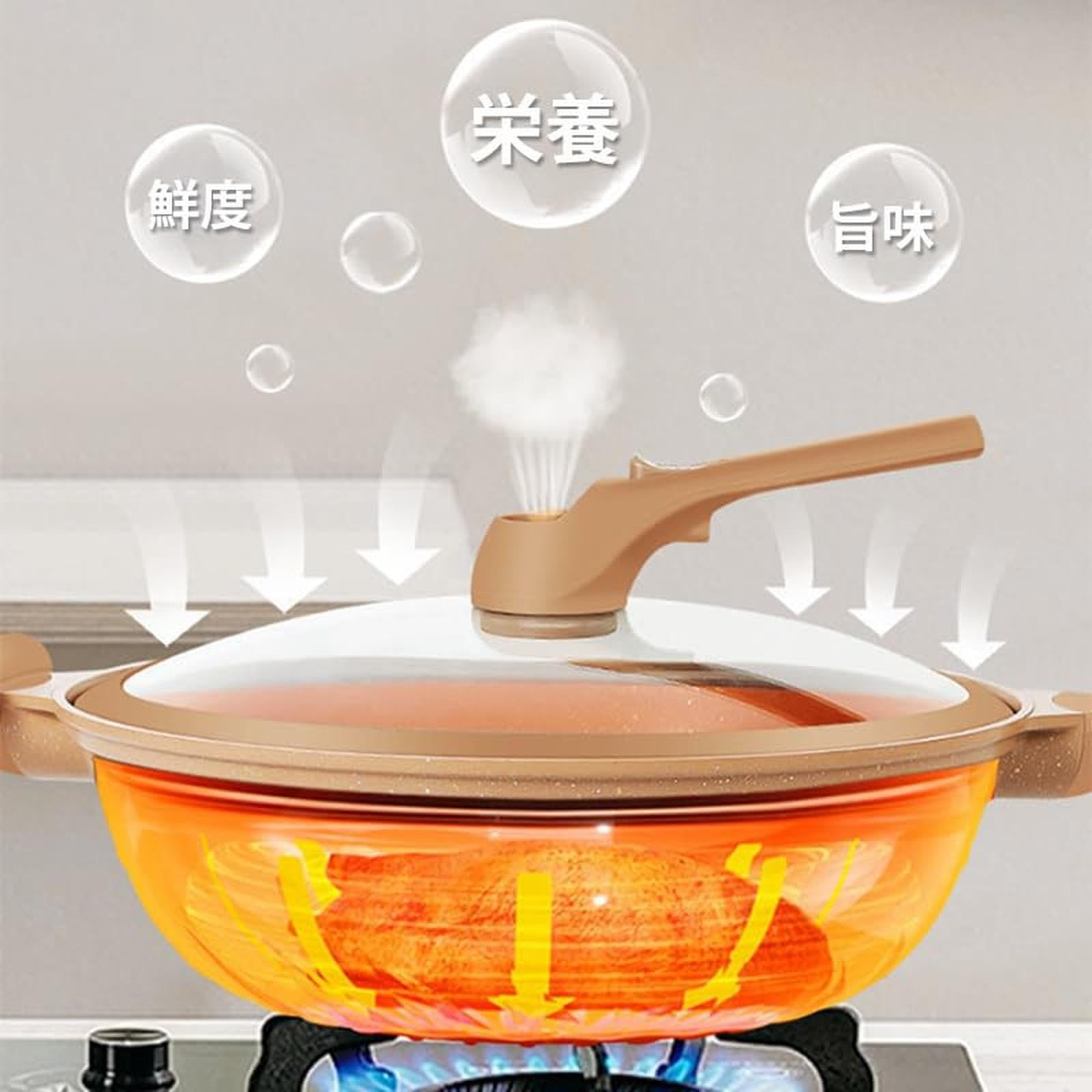 新品/陶土 くっつかない 多機能天然陶土 フライパン 耐高温 こびりつかない Amazon｜陶土くっつかないフライパン 天然陶土 多機能 耐磨耗性