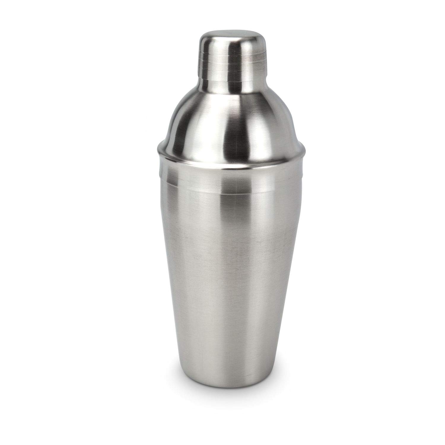 Geschenkset Cocktailbox: 8-teilig, Cocktailshaker, Rezeptbuch mit 55 Rezepten, 2 Longdrinkgläser + 2 Löffel, 1 Barmaß in schwarzem Geschenkkarton