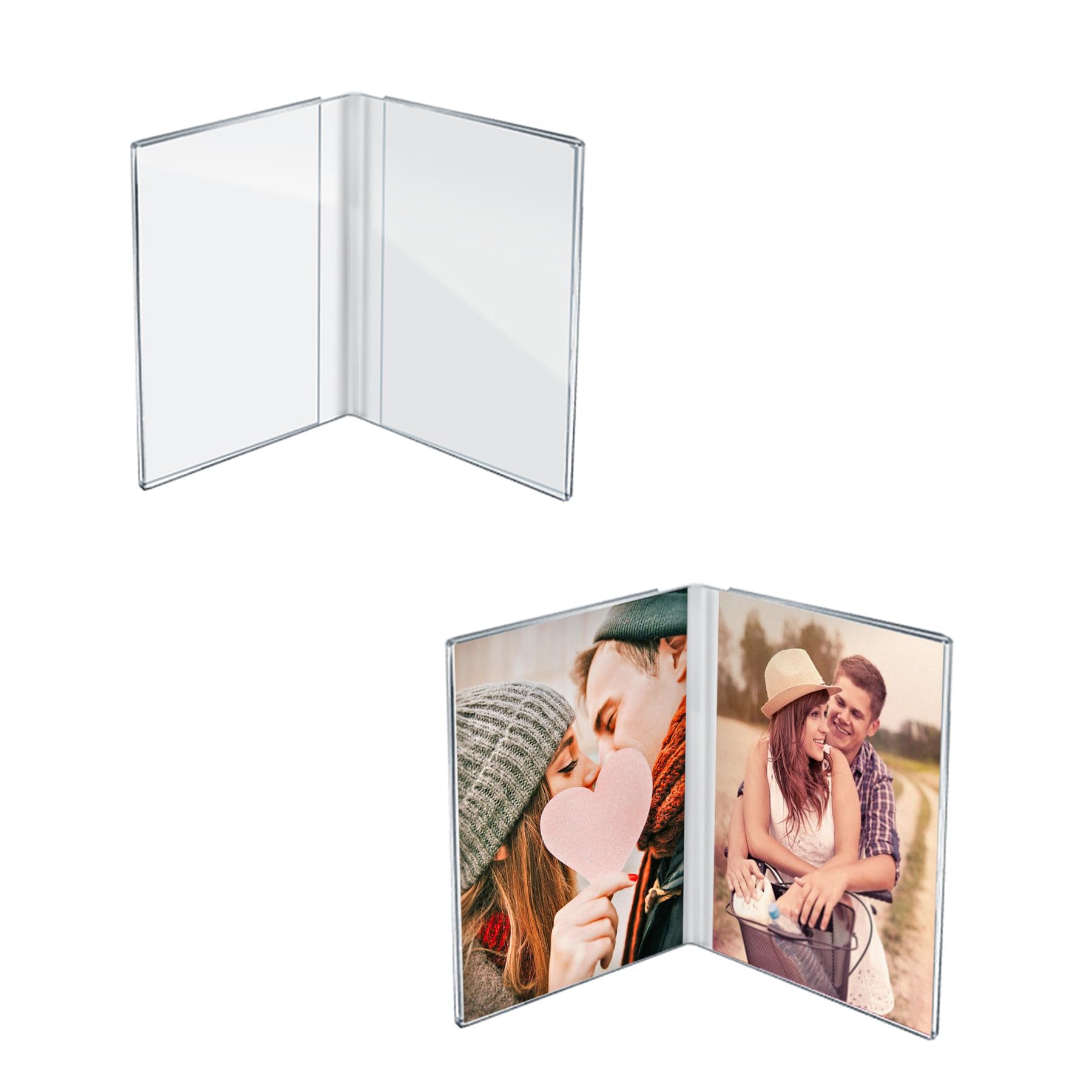 Amazon.com - Azar DIsplays 107726-2PK Clear Acrylic 4x6 Double