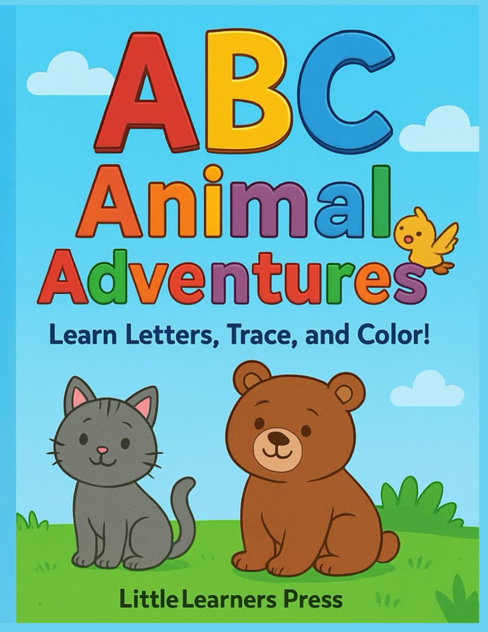 ABC Animal Adventures Learn Letters, Trace and Color