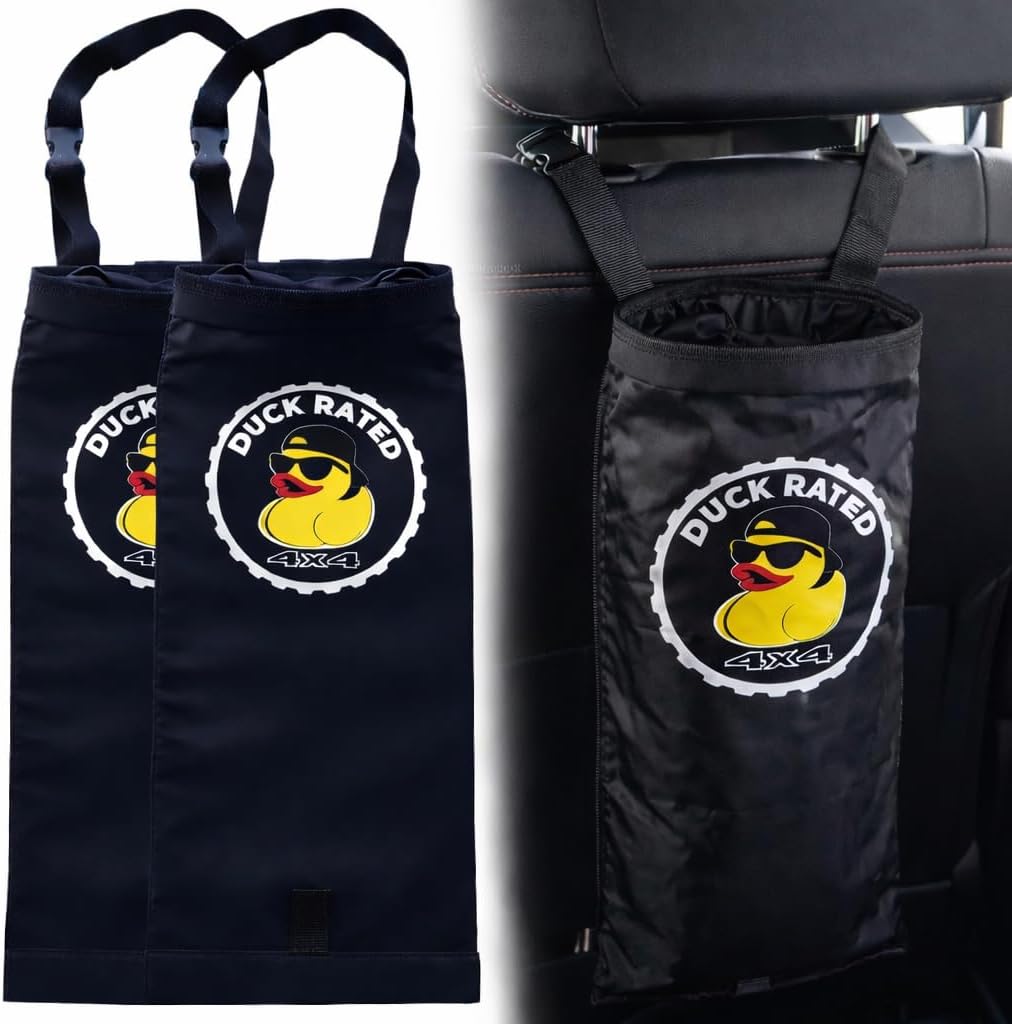 Rorex 2 Pack Ducks for Ducking 4x4 Wrangler, JT, JL,Jk,JKU, Gladiator Accessories, Storage, Organizer, Hanging Trash Bag, Duck Holder