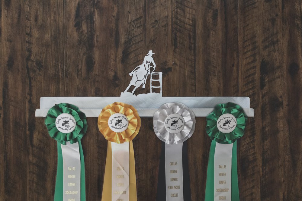 Horse Show Ribbon Display Rack Barrel Racer