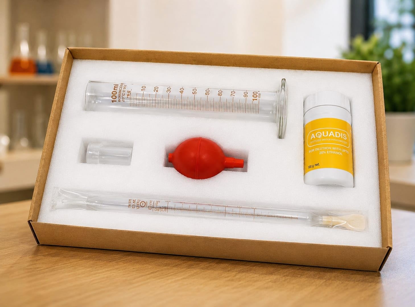 FuelZen Professional Ethanol Testing Kit with Water Paste | Accurate Results, Laboratory Grade, Includes Pipette Bulb, Measuring Cylinder, Easy to Use-picture-32