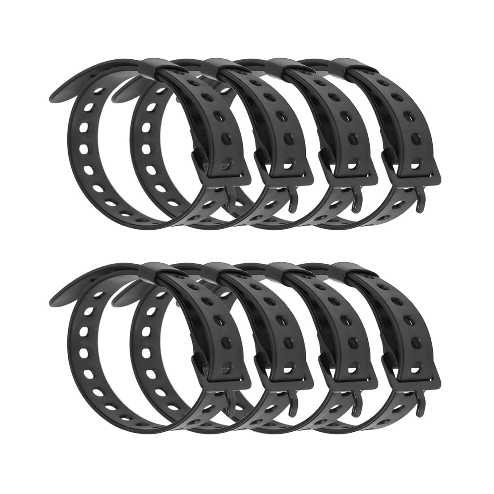 Tfaoys 8Pcs High Strength Cargo Belts Quick Release For Travel Storage Organization Multipurpose Utility Straps