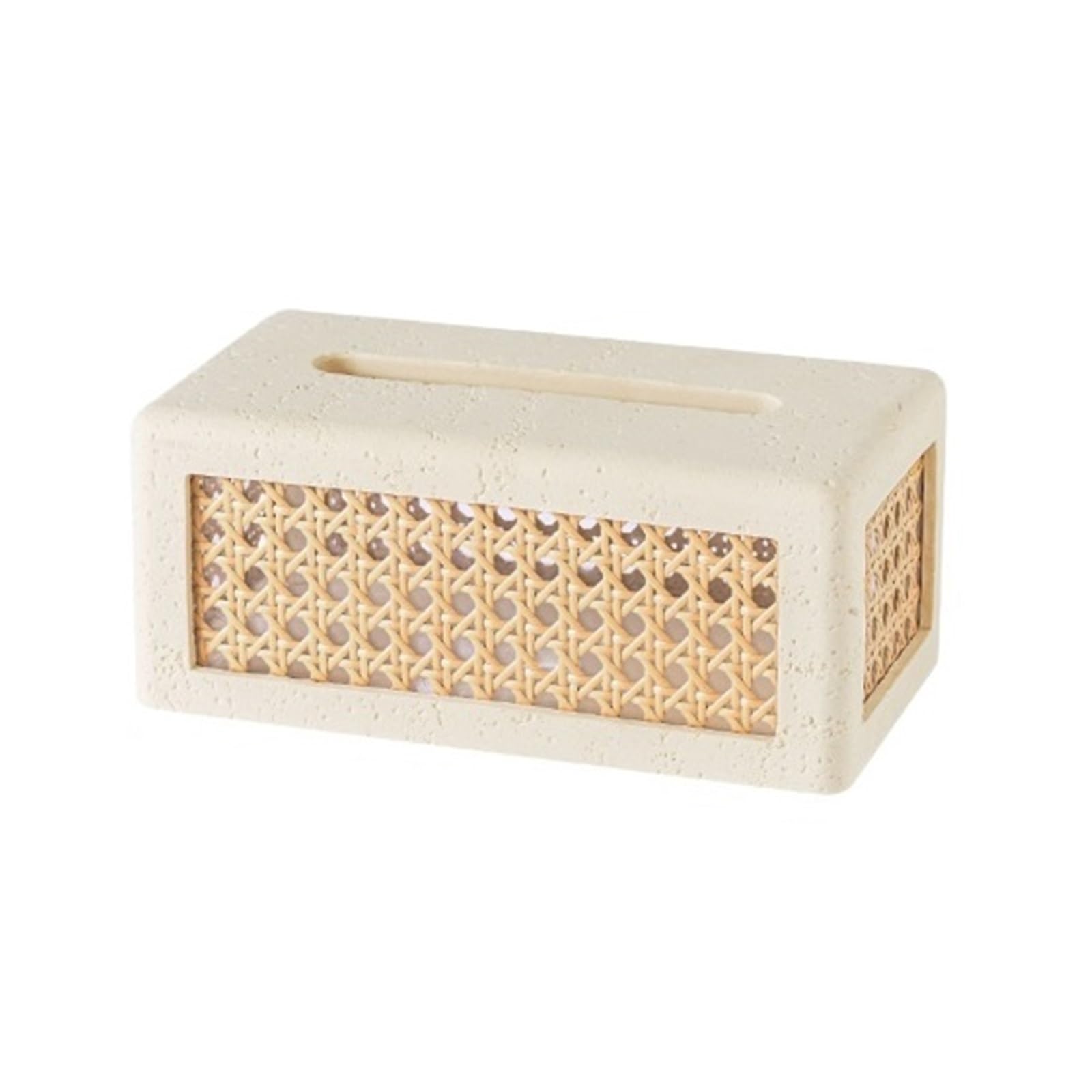 Tissue Case Light Luxury Sandstone Tissue Box Holder Living Room High-end Desktop Napkin Facial Dispenser Tissue Dispenser