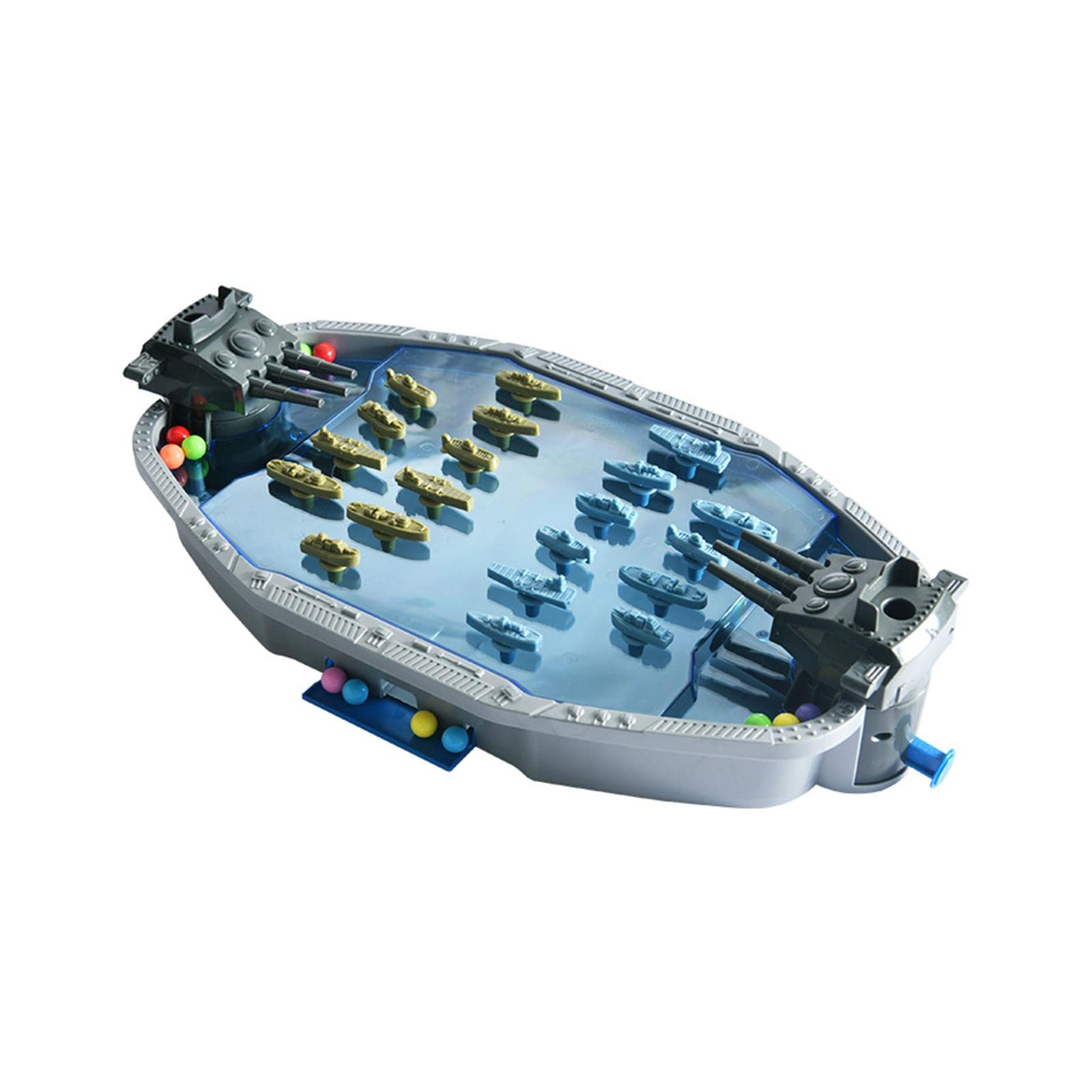 Mini Gioco da Tavolo Competizione Lancio Giocattolo Battaglia Navale Gioco da Tavolo per, Nave da Guerra