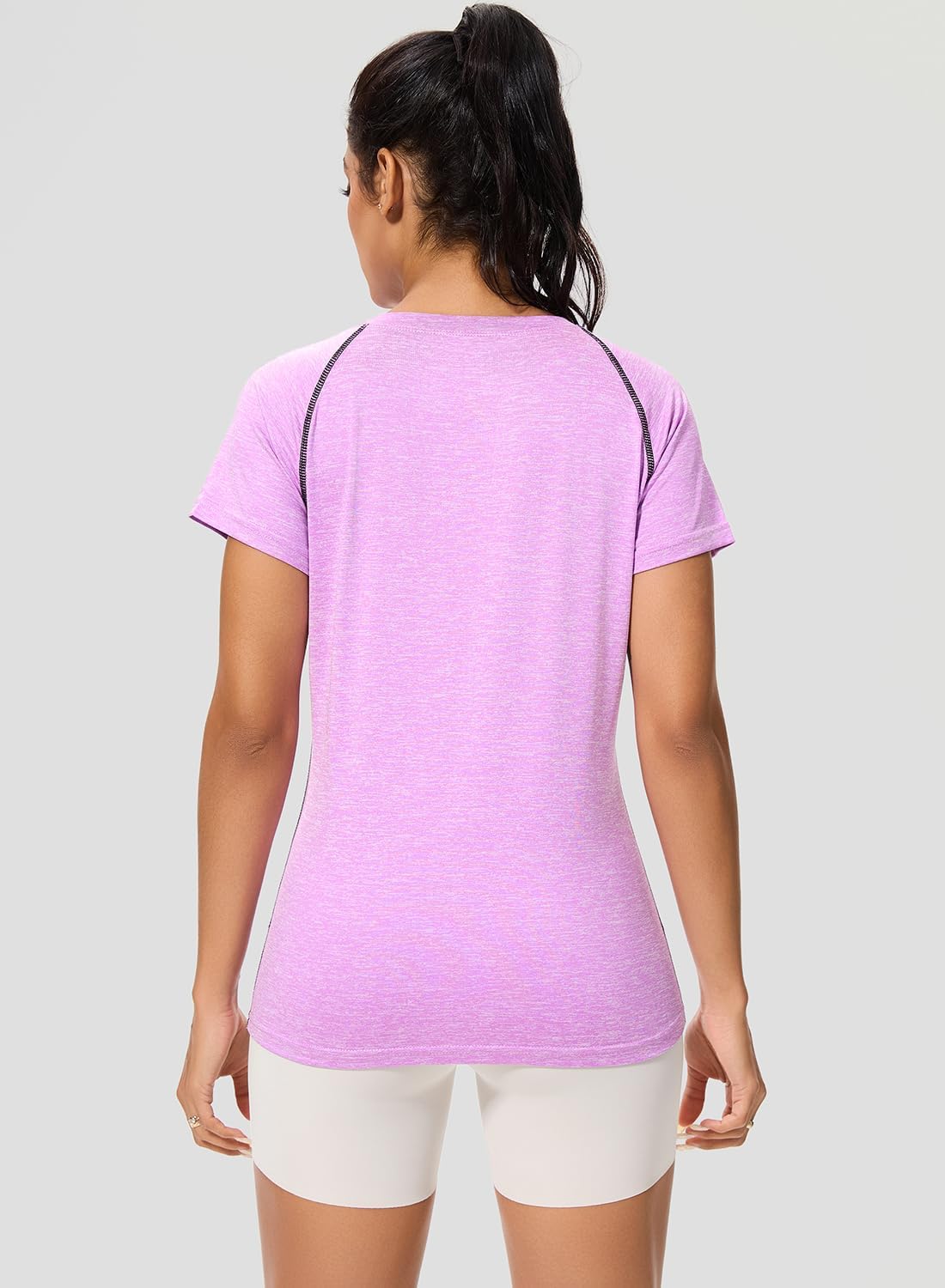 Cosy Pyro 4-Pack Women's Workout Tops Short Sleeve Athletic Compression T-Shirt Quick Dry Running Gym Tee Yoga Shirts - Image 3