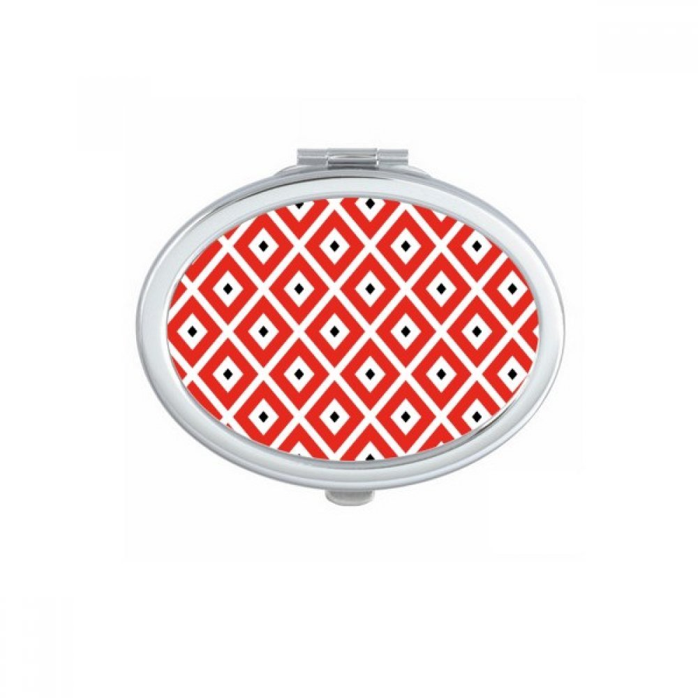 Miroir mignon petit cadeau portable multicolore motif squames