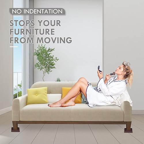 Miniatura 3 de Copas de goma 3 x 3, almohadillas antideslizantes para muebles, agarre antideslizante, pies antideslizantes para muebles, protector de suelo