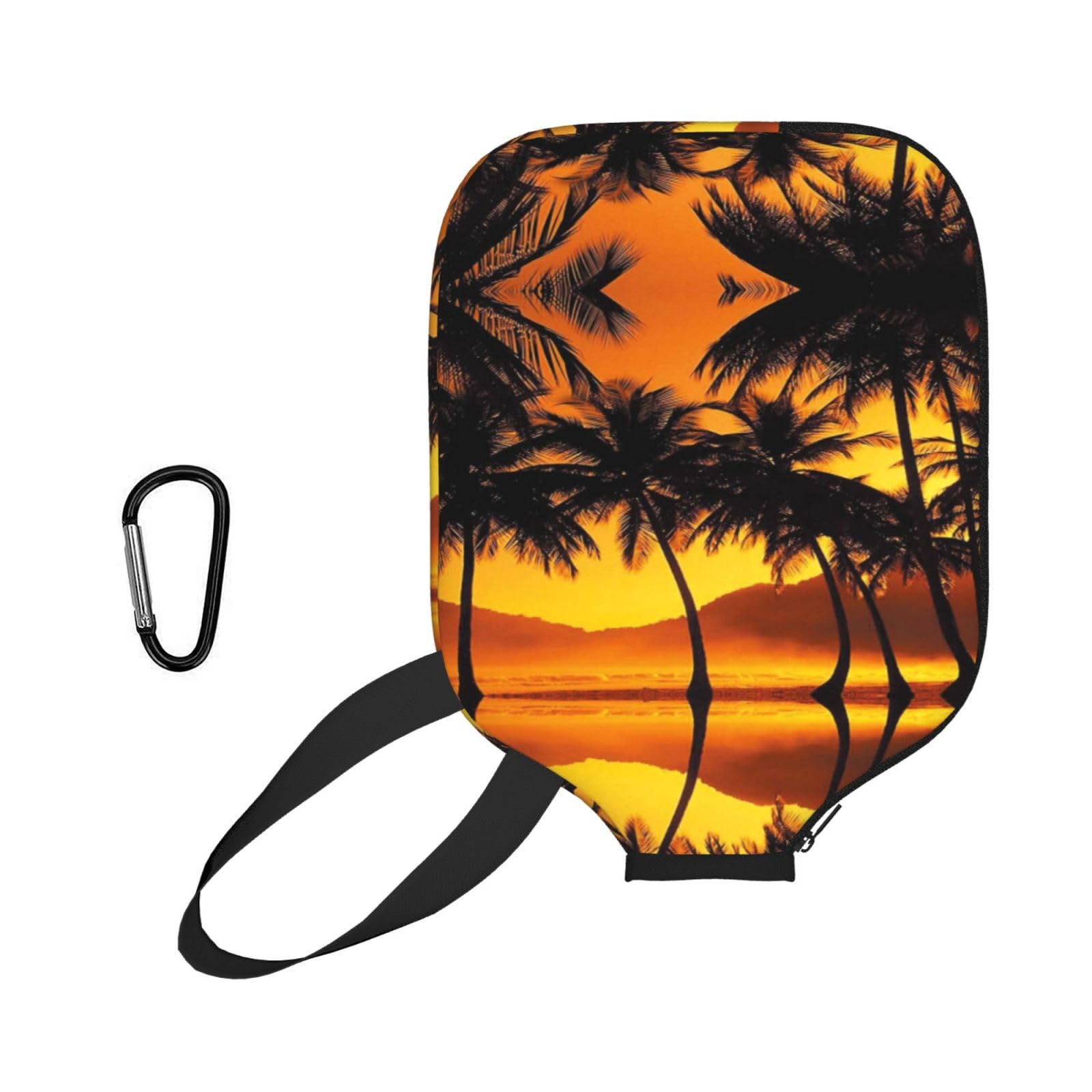 ESNAIUVCD Sunset Coconut Trees Print