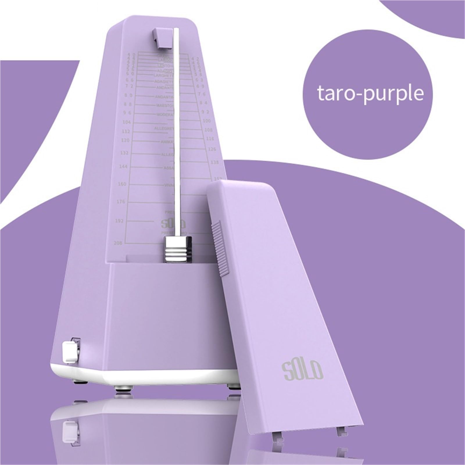 Universelles mechanisches Metronom, geeignet for Klavier, Violine, Saxophon und andere Instrumente. Präzise(PURPLE)