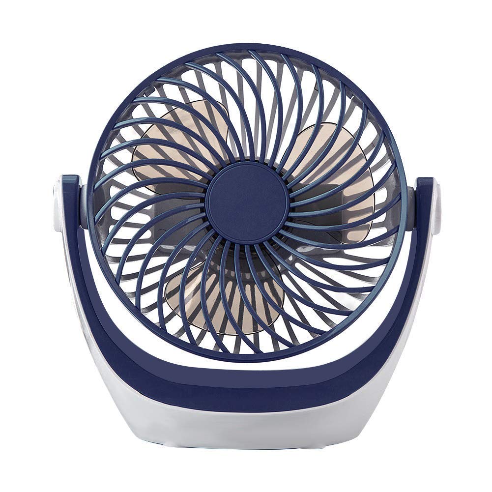 SooPii Mini Desktop Portable USB Fan Power Supply (2 Speed Gear) - 5-inch Fan Blade - 360° Rotation Feature Office Desk Fan / Kitchen Fan / Bedside Fan for Perfect Wind Angle & Noise Free Small Table Fan (B07F7WHSKW) Amazon Price History, Amazon Price Tracker