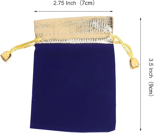 Miniatura 2 de J&Rey Home - Bolsa de terciopelo suave con cordón, 20 piezas, bolsa pequeña para regalo, recuerdo de fiesta de boda, almacenamiento de dulces de