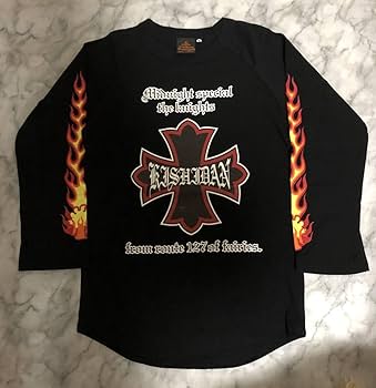 Amazon.co.jp: 氣志團 綾小路翔 氣志團櫻十字Tシャツ 長袖 S 黒