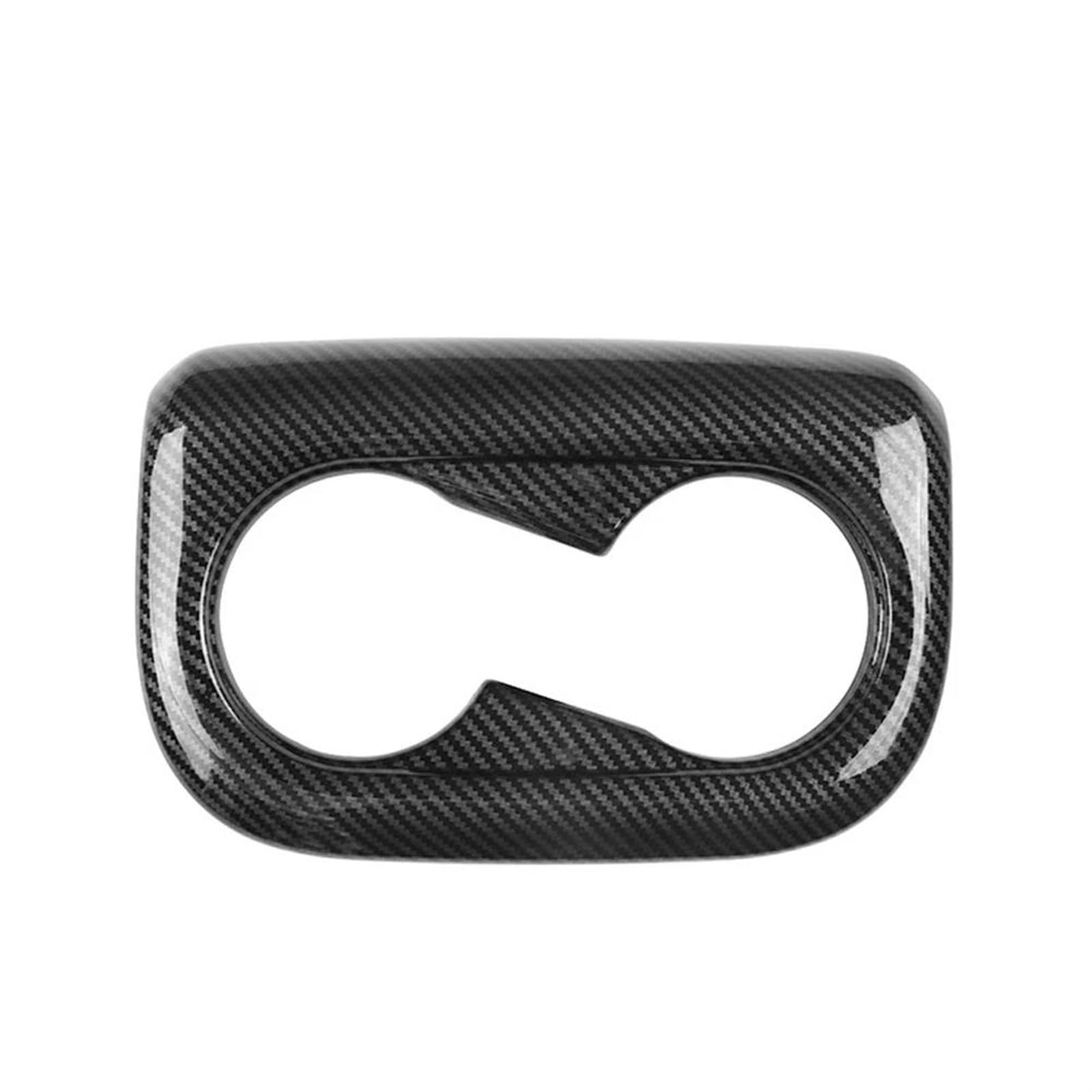 Car Decoration Interior Carbon Fiber Car Center Console Water Cup Holder Decoration Cover Trim Stickers For Hyundai For Aini For Krypton 5 For Ioniq 2022+ Car Decoration