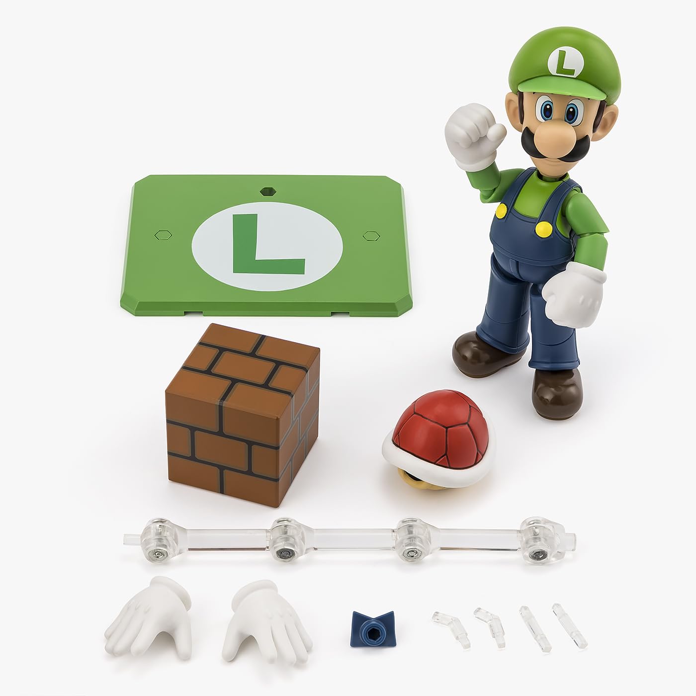 【美品】S.H.フィギュアーツ マリオ ルイージ S.H.Figuarts ルイージ (SUPER MARIO) | 魂ウェブ