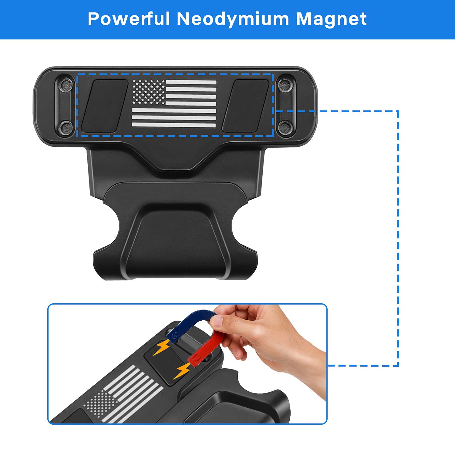 Snapklik.com : Magnetic Car Rack, Gun Magnet Mount, Heavy Duty Car ...