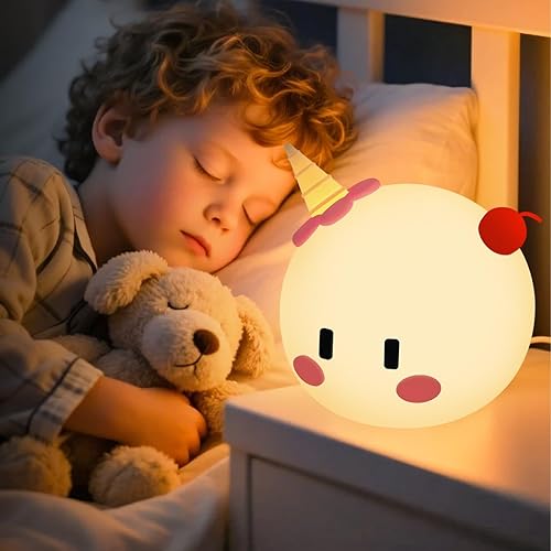 Monster Night Light for Kids, Silicone Touch Night Light for