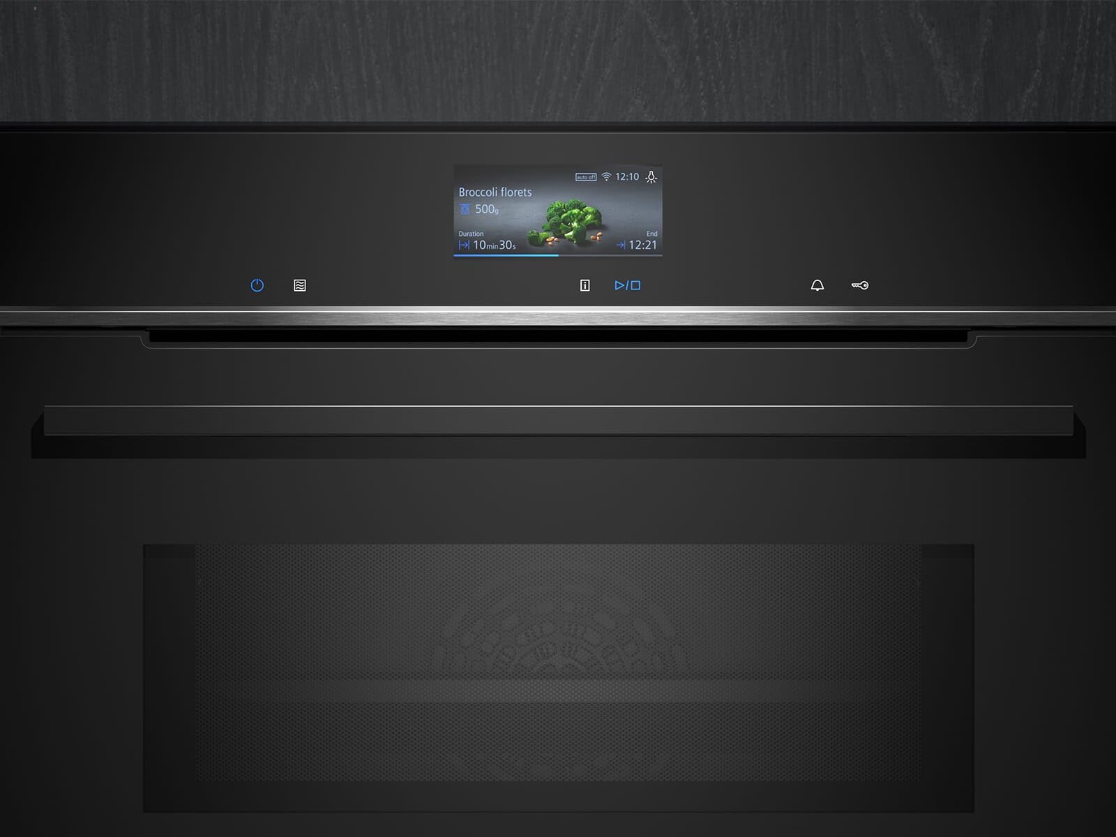 Siemens HM736G1B1 Backofen mit Mikrowelle Schwarz