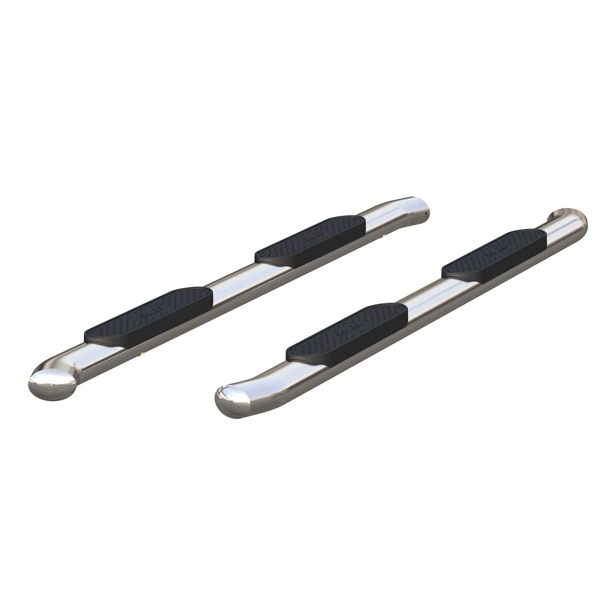 ARIES S223006-2 4-Inch Oval Polished Stainless Steel Nerf Bars, Select Ford Excursion, F-250, F-350 Super Duty