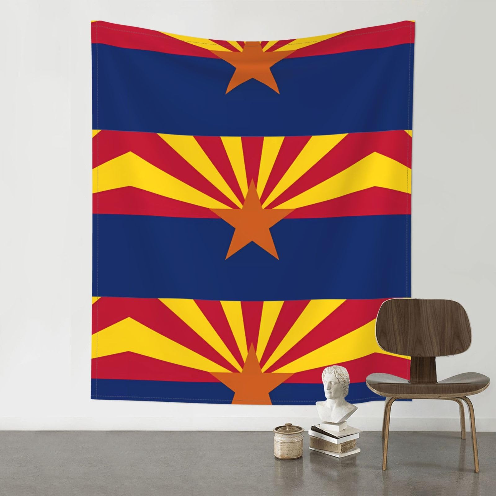 YYHHAOFA Arizona Flag Prints 60x51in Wall Tapestry Boho Chic Dorm Decor & Beach Throw Blanket