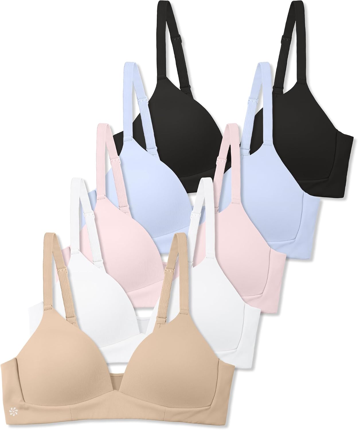 SALIA GIRL Lightly Padded Teen Bras for Girls, Pull-On Training Bra 10-16