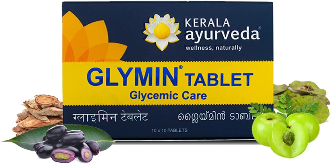 Kerala Ayurveda Glymin Tablet - 100 Tablets