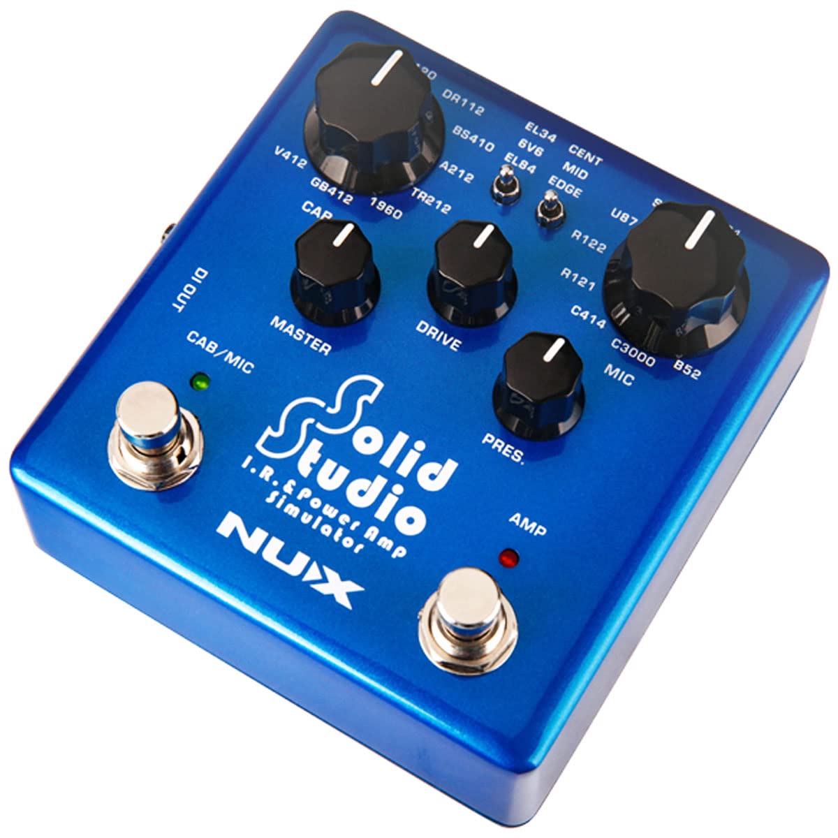 NUX NSS-5 Solid Studio IR-Loader Amp-Simulator + keepdrum Klinkenkabel