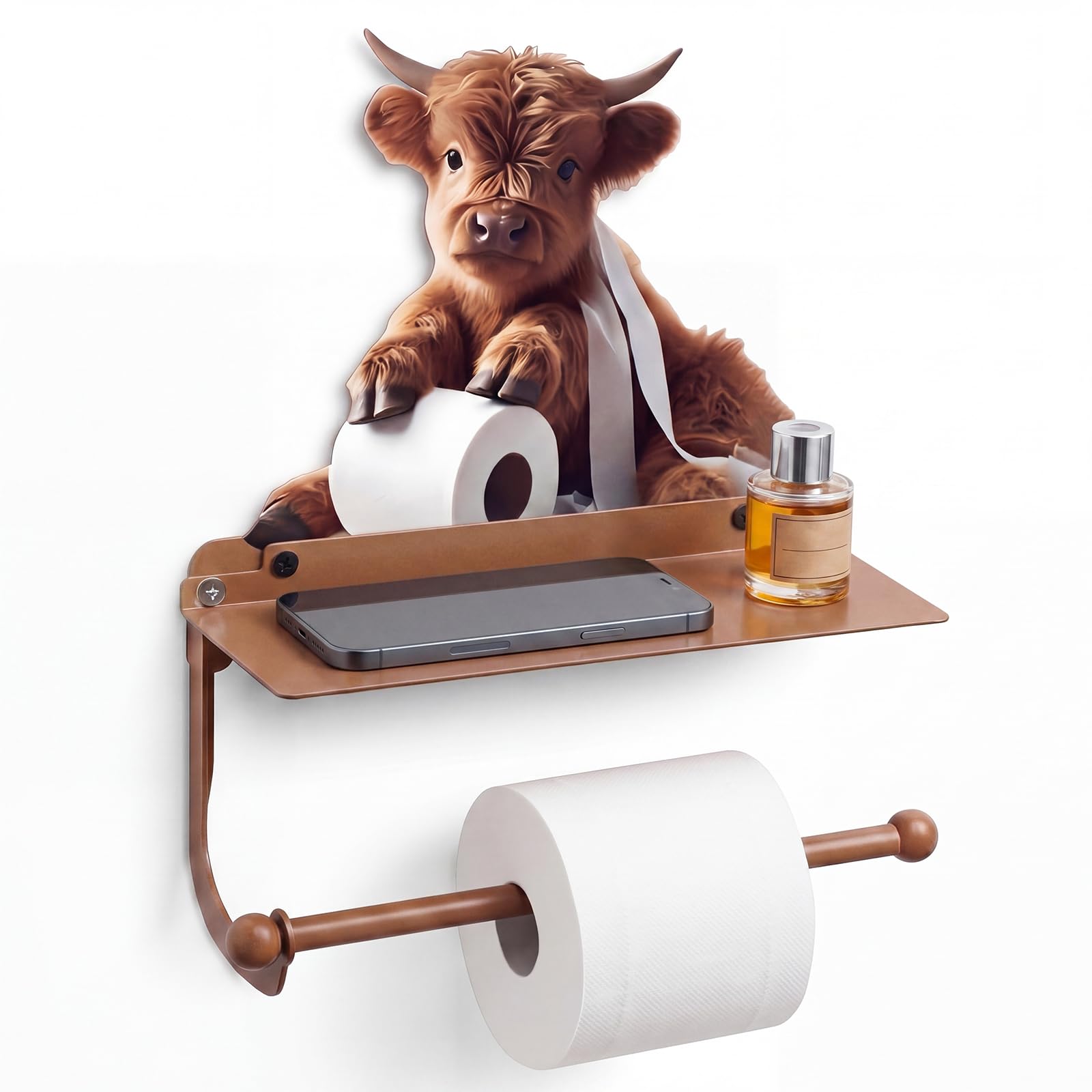 Pink Bow Toilet Paper Holder - Wall Mount -7