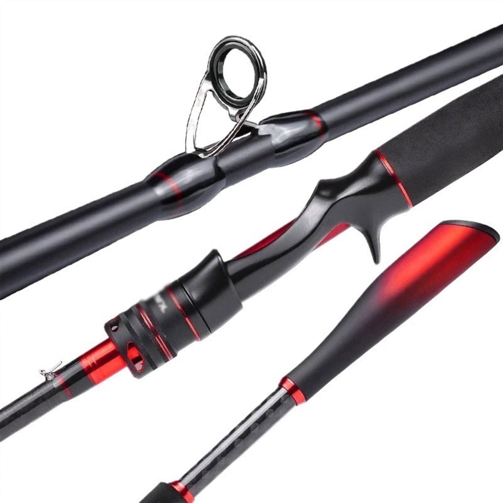 Wędka muchowa Wędka z włókna węglowego przynęta Pesca wędka do rzucania przynęty wędka 1.8m 2.1m 2.4m 3 sekcje 66-86cm pręt Akcesoria do sprzętu wędkarskiego(1.8m)