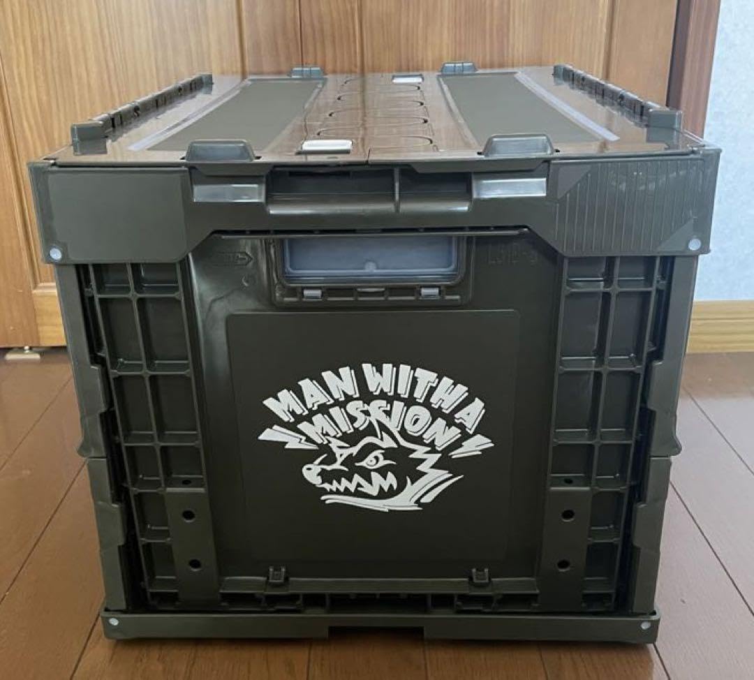 MAN WITH A MISSION マンウィズ　コンテナBOX マンウィズ MAN WITH A MISSION ステッカー付き MISSIONコンテナ