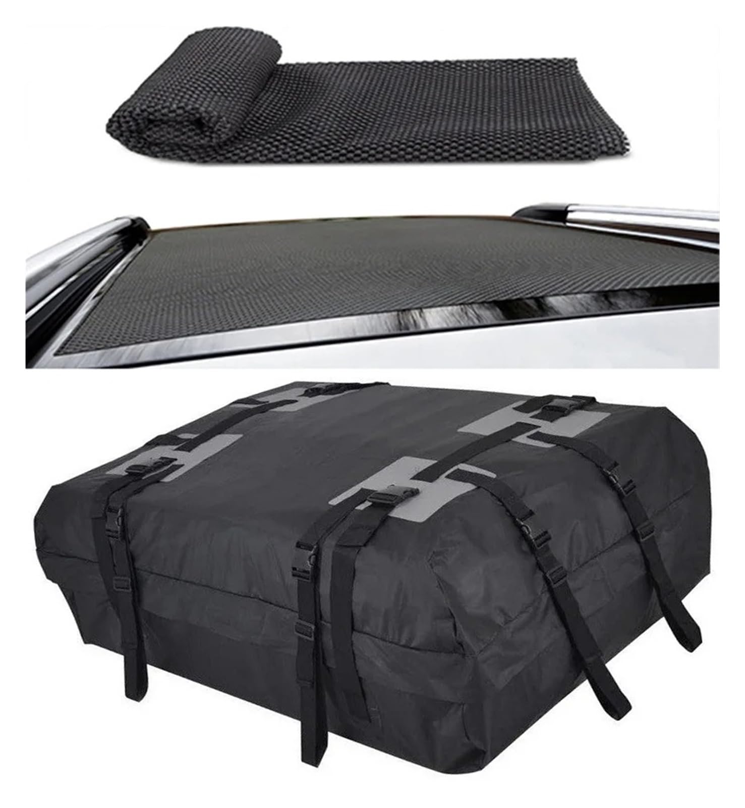 Dachträger 1 X SUV-Dach-Aufbewahrungstasche 600D Oxford Wasserdicht Und Schneefest Reisetasche Für Wohnmobil/SUV/Wrangler Strapazierfähig Racks Träger Auto(Discreteness)