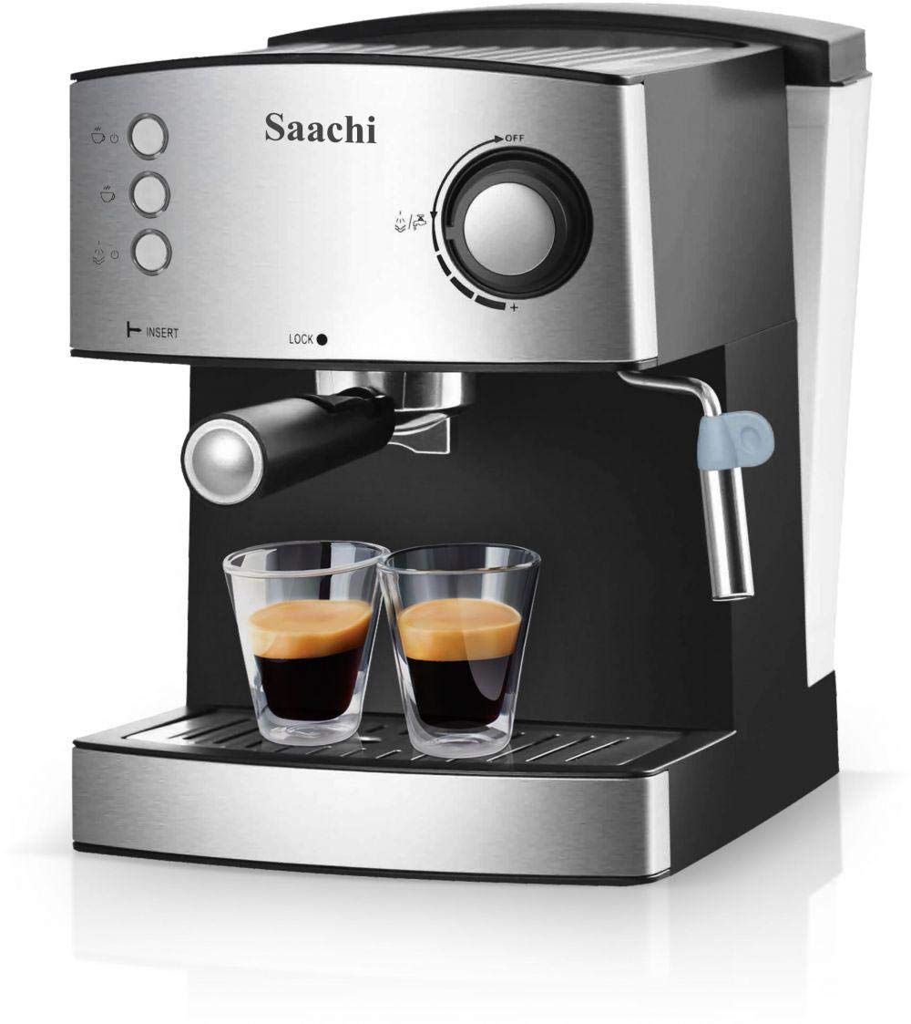 Saachi Liquid Single Serve Coffee Maker (Black)