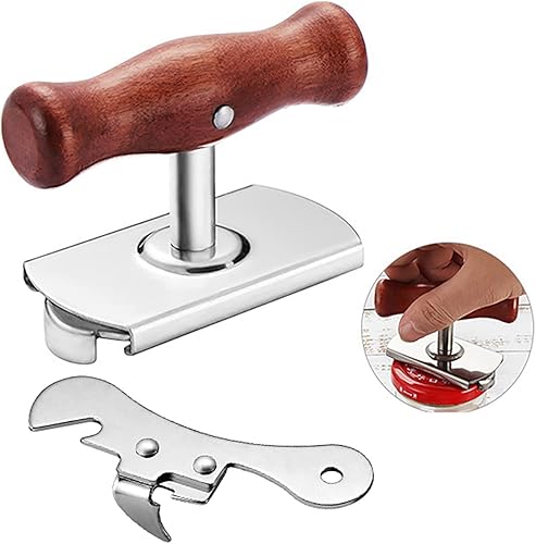 MicroTrouble Abrelatas, herramienta para abridor de tarros para quitar las tapas fácilmente, llave abrelatas para personas mayores, artritis,