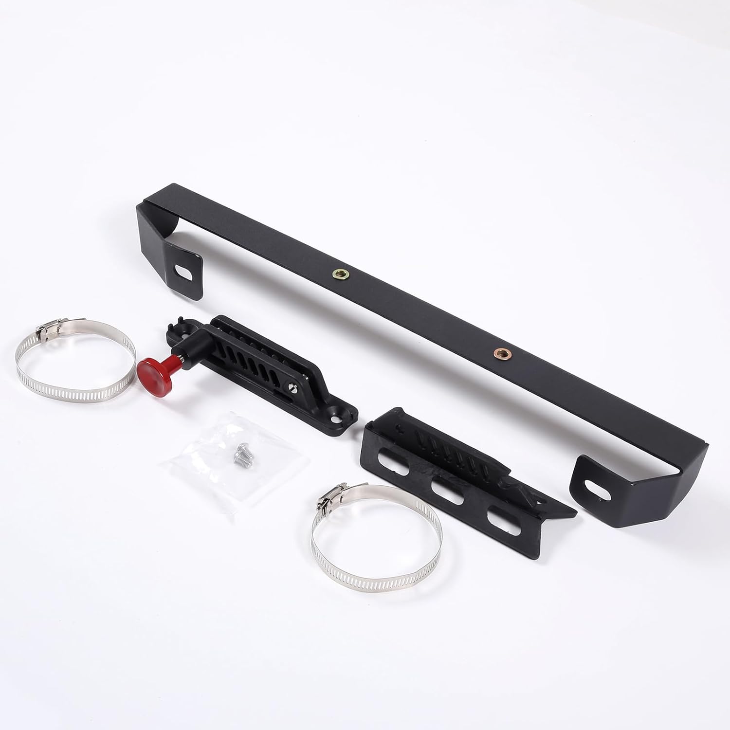 for Corvette C8 Passenger Seat Fire Extinguisher Mount Bracket Quick Release Roll Bar for Corvette C8 Stingray Z06 Z51 2020-2024+ Adjustable 2 Clamps Fire Extinguisher Bottle Tie Bracket (A)