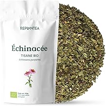 Organic Echinacea Herbal Tea 100g (50 Cups) | Immune Defense Support | Winter Wellness Bulk Infusion, 100% Pure | REPLANTEA