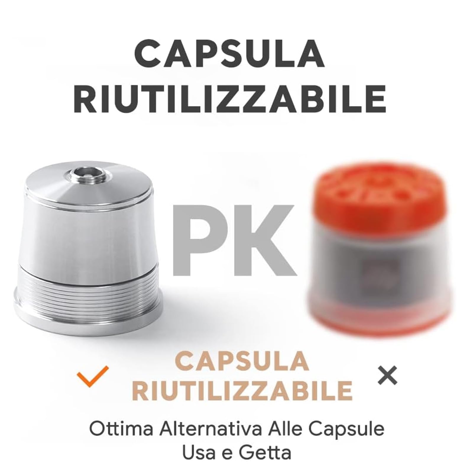Capsula Caffè Riutilizzabile In Acciaio Inox Per Macchine Illy - Compatibile Con Modelli X7.1, X8, X9, Y3, Y1.1, Y5 - Foto 11