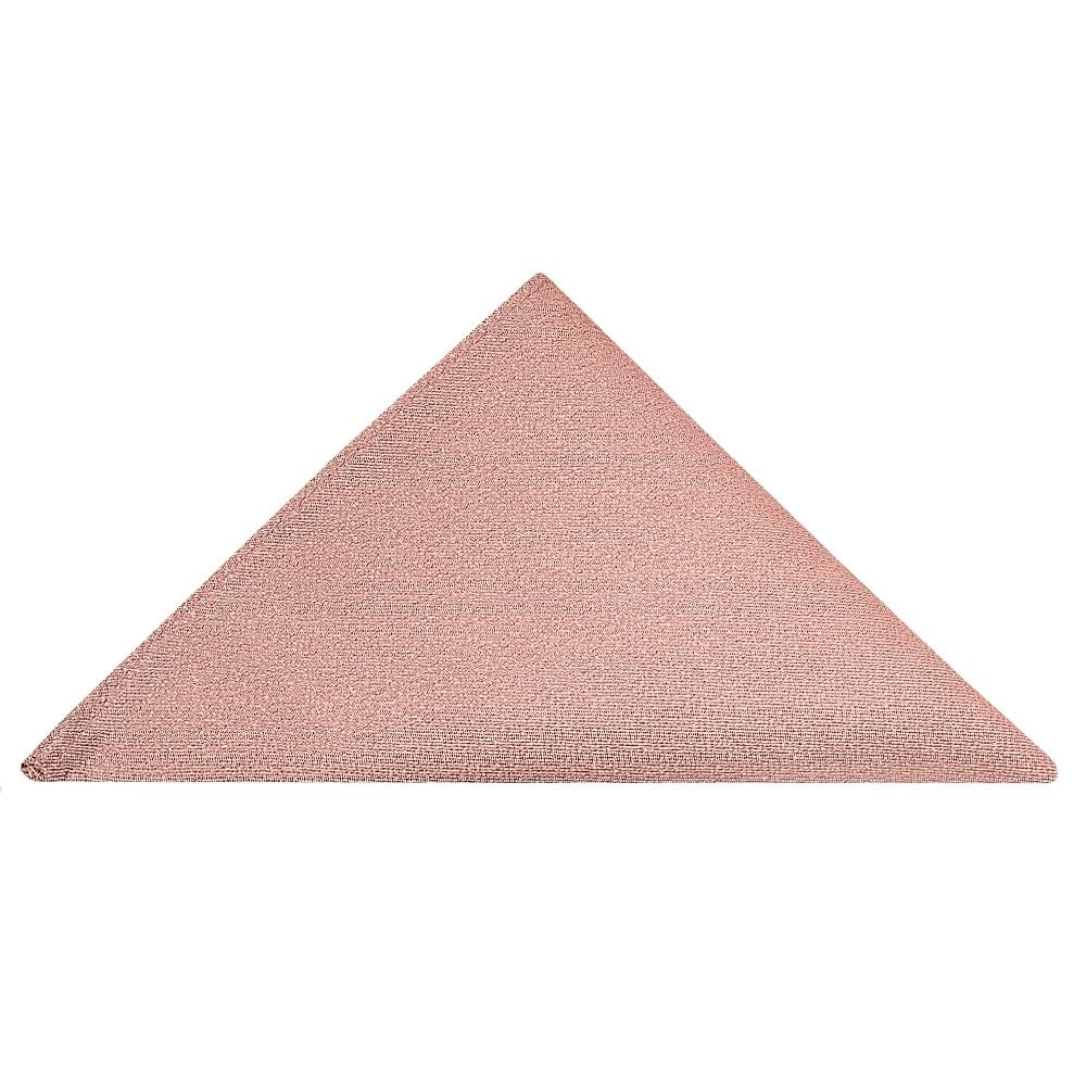 TIES R US Plain Rose Gold Silk Pocket Square