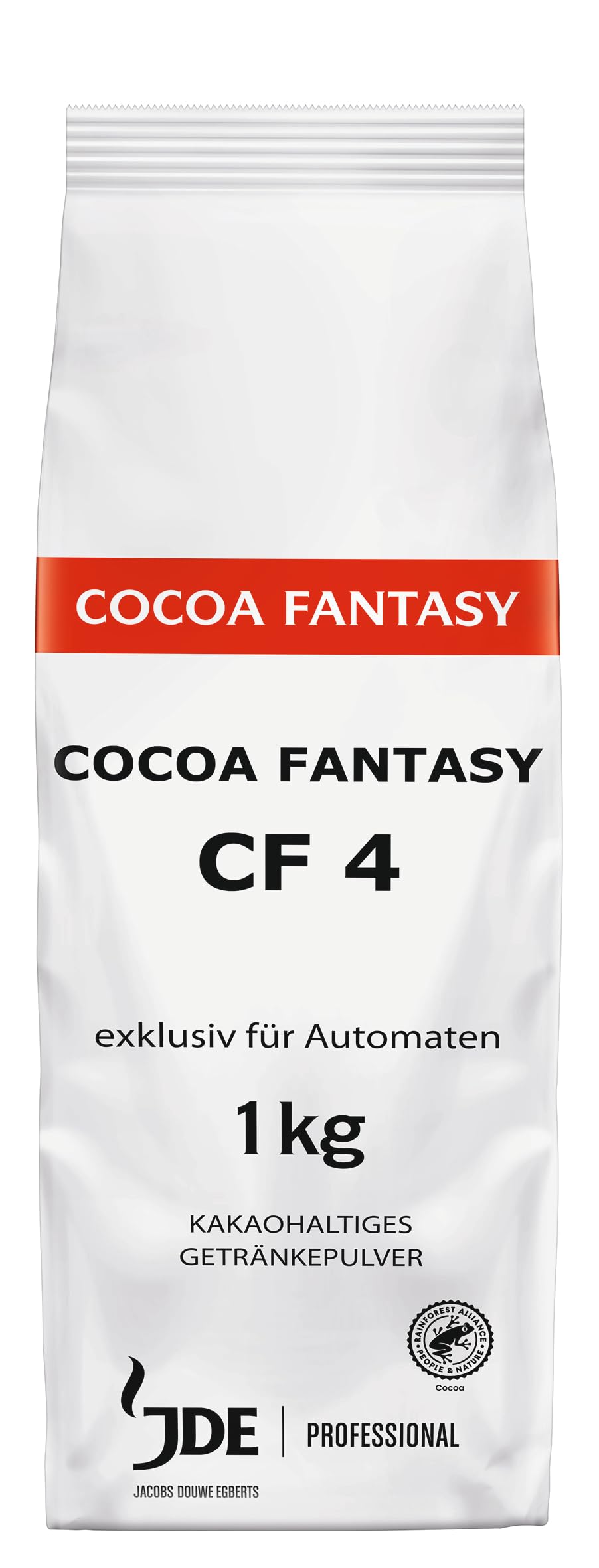 Cocoa Fantasy CF4 kakaohaltiges Getränkepulver für Automaten, Kakaopulver für heiße Schokolade, 1 kg