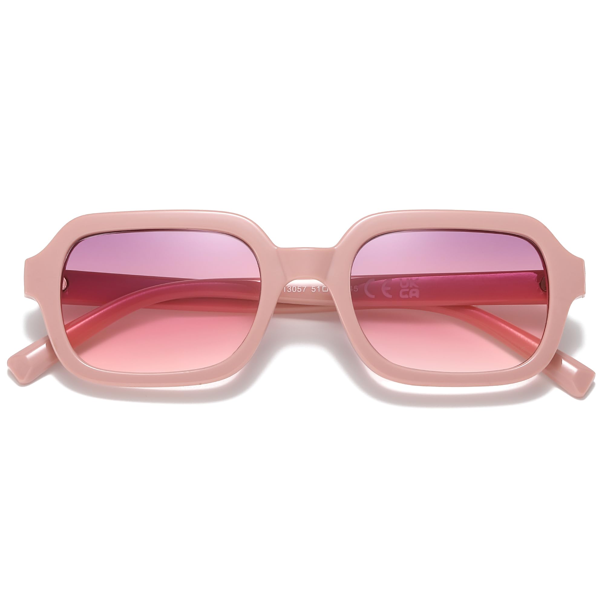 SODQW Trendy Square Sunglasses for Women 2025, 90s Vintage Designer Ladies Shades Fashion Sun Glasses